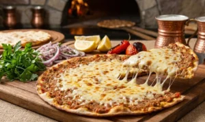 Kaşarlı Lahmacun
